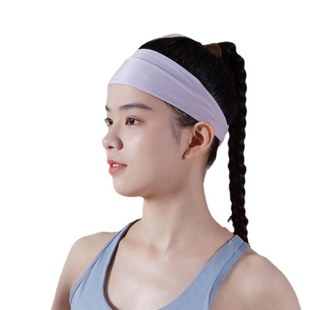 Solid Color Sports Headbands Yoga Headwear Elastic Gifts Yoga Hair Bands