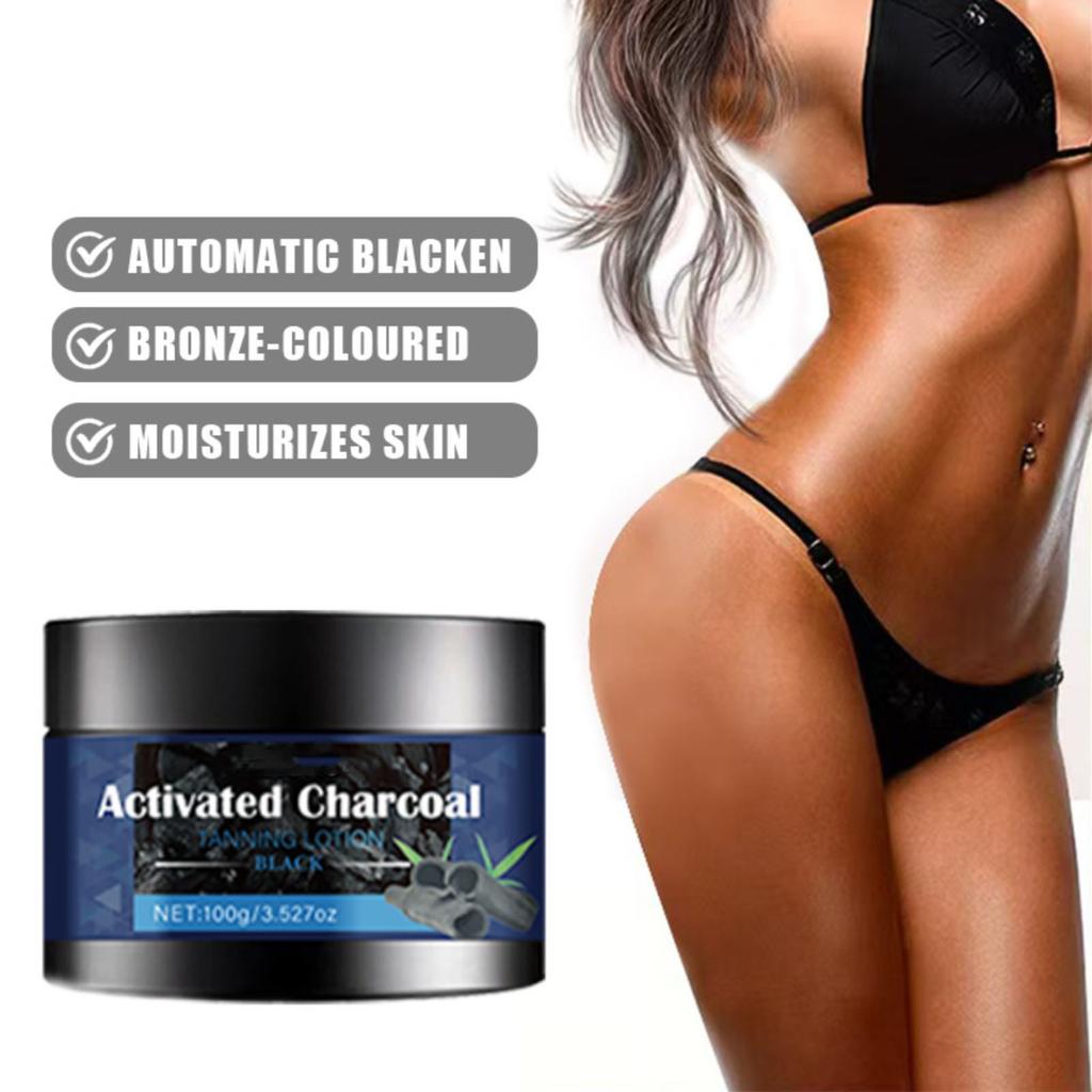Лосьон для загара с активированным углем и медью, увлажняющий для тела, универсальный увлажняющий 100 г