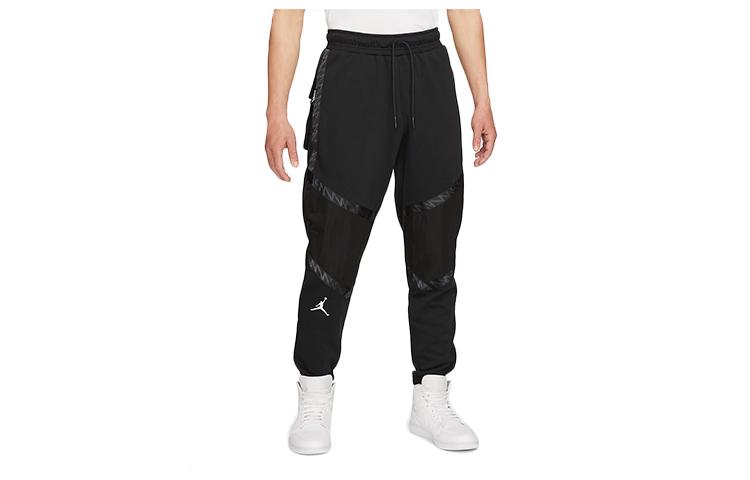 Jordan Мужские вязаные спортивные штаны Dri FIT Zion Черные DH0585-011