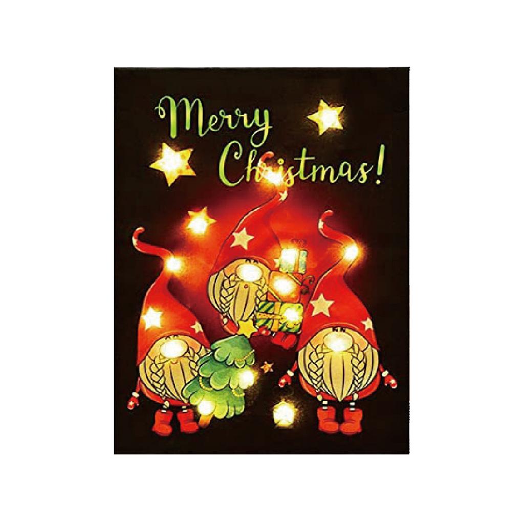 Солнечный светодиодный приветственный рождественский садовый флаг, двухсторонний, рождественские огни, украшение двора, наружного домашнего небольшого украшения, зимний праздник