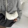 Women Bag Fashion Crossbody Shoulder Bag Vintage Dumpling Hobo Armpit Bag PU Leather Messenger Bag for Daily Use