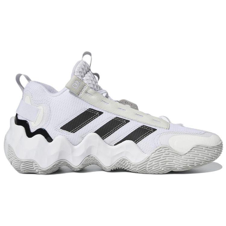 adidas Exhibit B Белые черные мужские кроссовки Cloud-White Core-Black Team-Light-Grey GZ2383