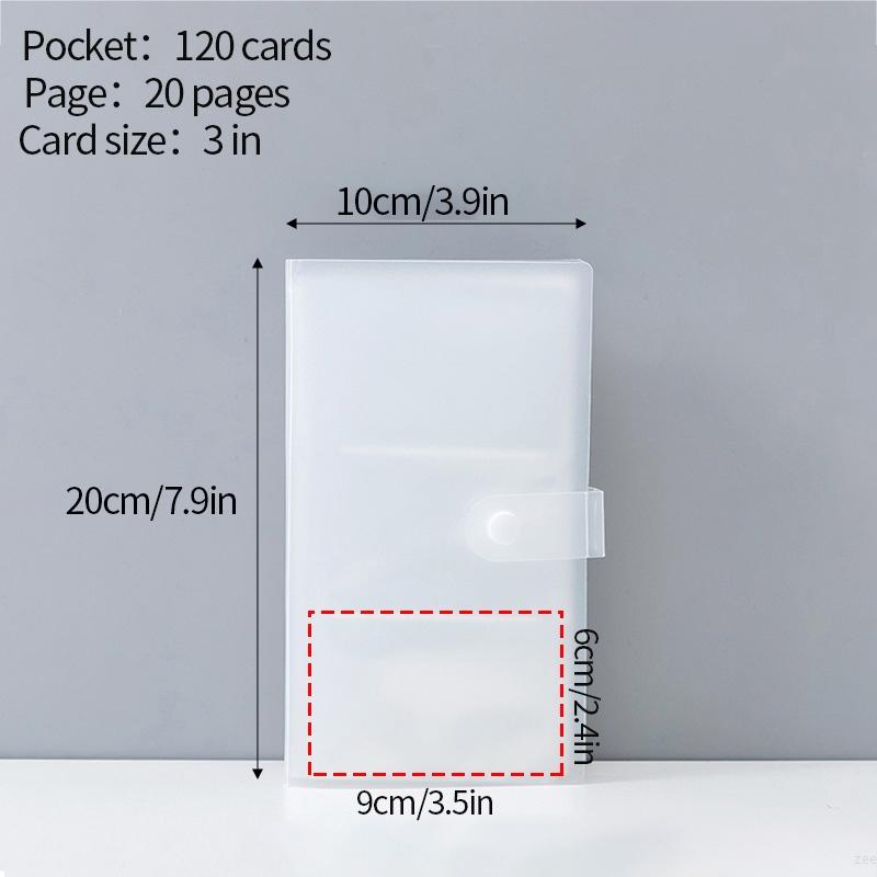 3inch Photocard Holder Idol Cards Collect Book Transparent Photo Picture Album Idol Photocards Holder Kpop ID Card Picture Card