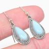 Natural Republic Larimar Gemstone 925 Solid Sterling Silver Earring 1.50" P8f15