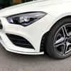 Front Bumper Wind Knife Blade For Mercedes C118 X118 AMG CLA35 CLA250 CLA220 CLA200 CLA180 2019-2022 Canbon Look trim Spoiler