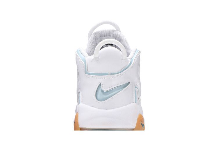 Kids' Sneakers Nike Air More Uptempo White Aqua Gum (GS) White/Noise Aqua-Gum Light Brown-Ocean Bliss
