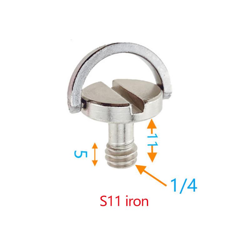 Винт адаптера быстросъемной пластины. Винт штатива с D-образным кольцом 1/4 дюйма. Монтажный адаптер.
