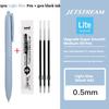 Японские Канцелярские Принадлежности Uni-ball Jetstream Lite Touch Гелевая Чернильная Ручка SXN-LS-05/07 Роллербол Обратно в Школу Плавное Письмо