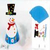 2025 2-pack New Christmas Hats Childrens Paper Decorative Hats DIY Party Christmas Hats Christmas Paper Hats With Random Colors