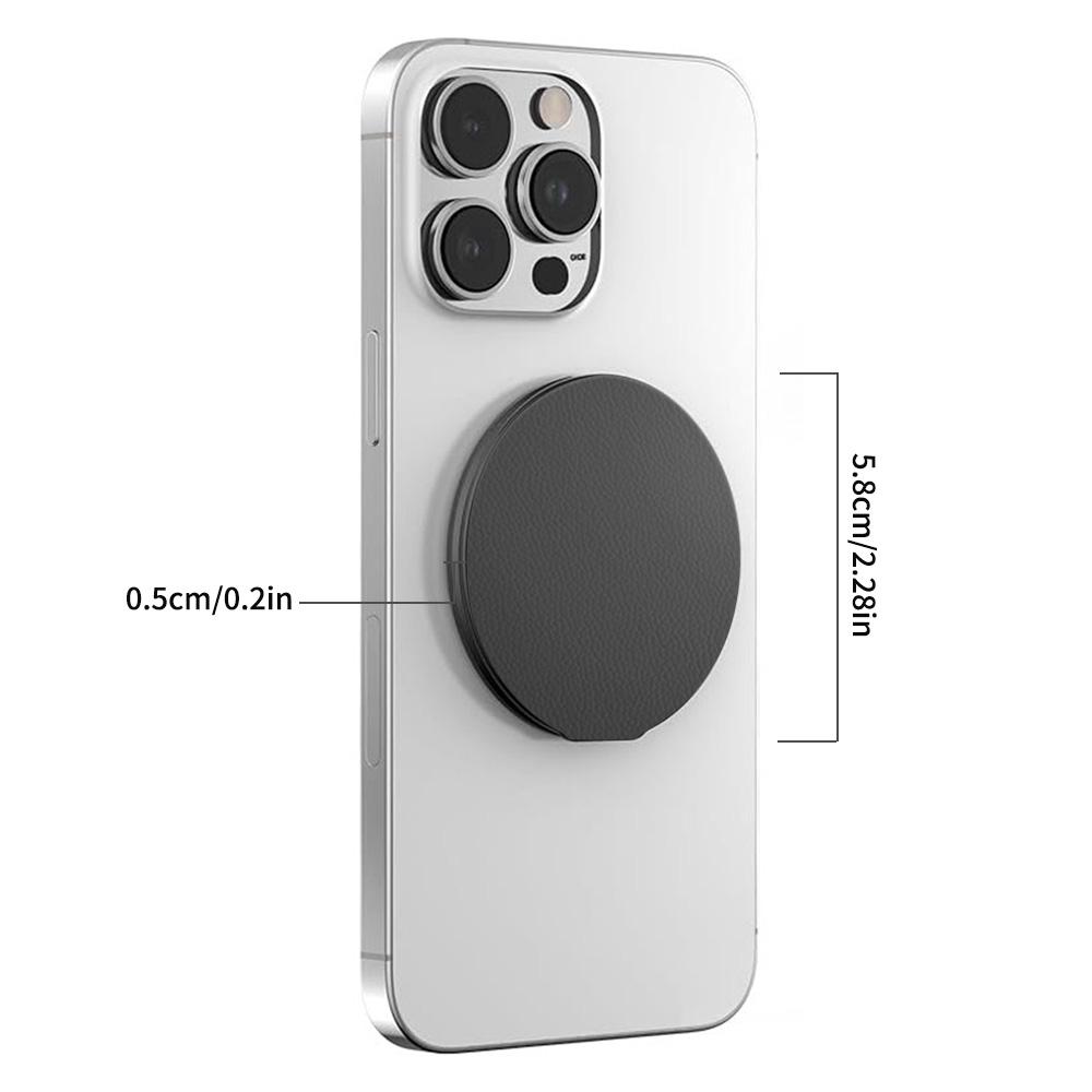 Portable Magnetic Phone Grip Stand Foldable Metal Kickstand Ring Holder in Stock OEM