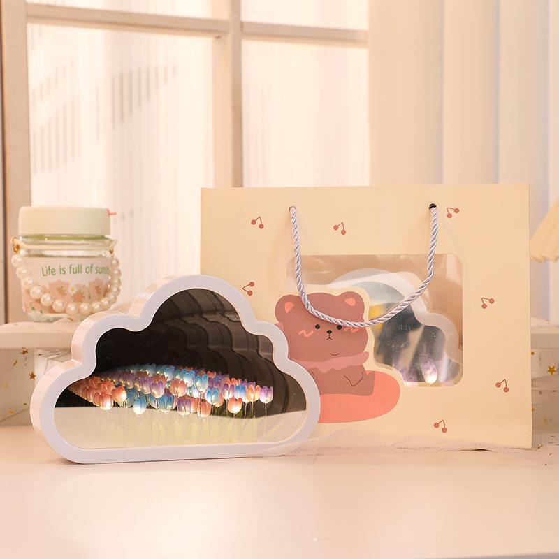 DIY Cloud Tulip Night Light - Handmade Flower Lamp, Perfect Birthday Gift for Girlfriend or Best Friend