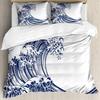 Coconut Palm Three-Piece Quilt Cover 3D Digital Printing Bedding Set Bed Cover