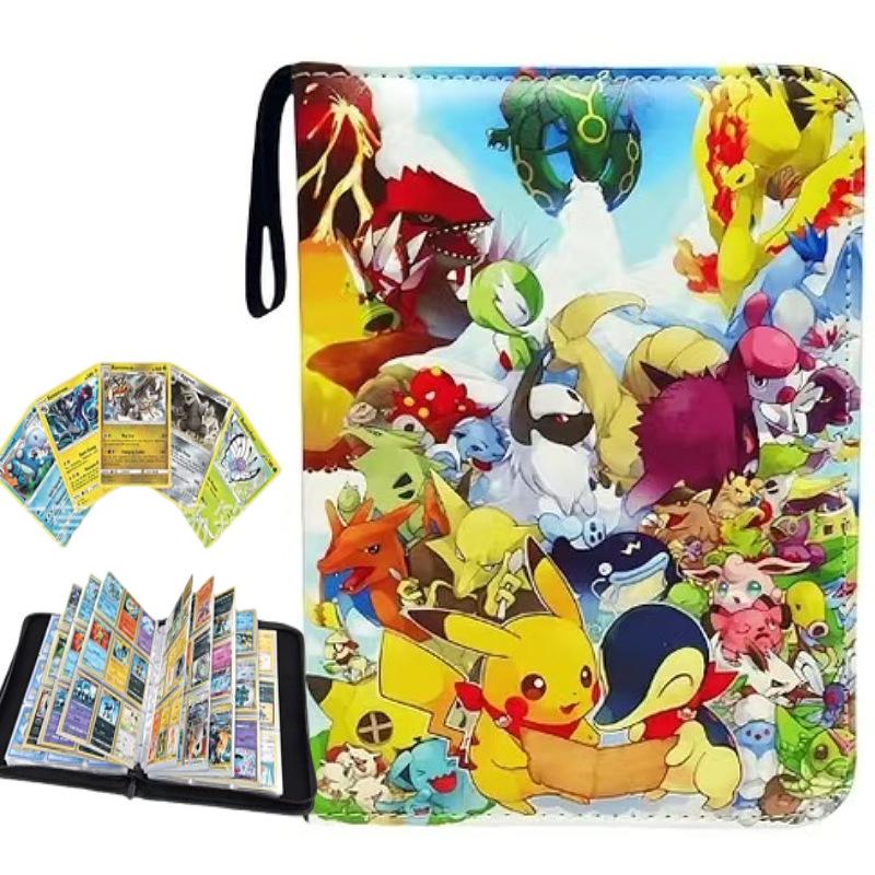 Pokémon Card Collection Book: 4-Grid & 9-Grid PU Game Album