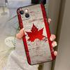 Канада Канадский Флаг Чехол Для iPhone 17 Pro Max 15 14 13 12 11 16 Pro Max Plus 12 13 Mini 16e 17 Air Задняя Крышка