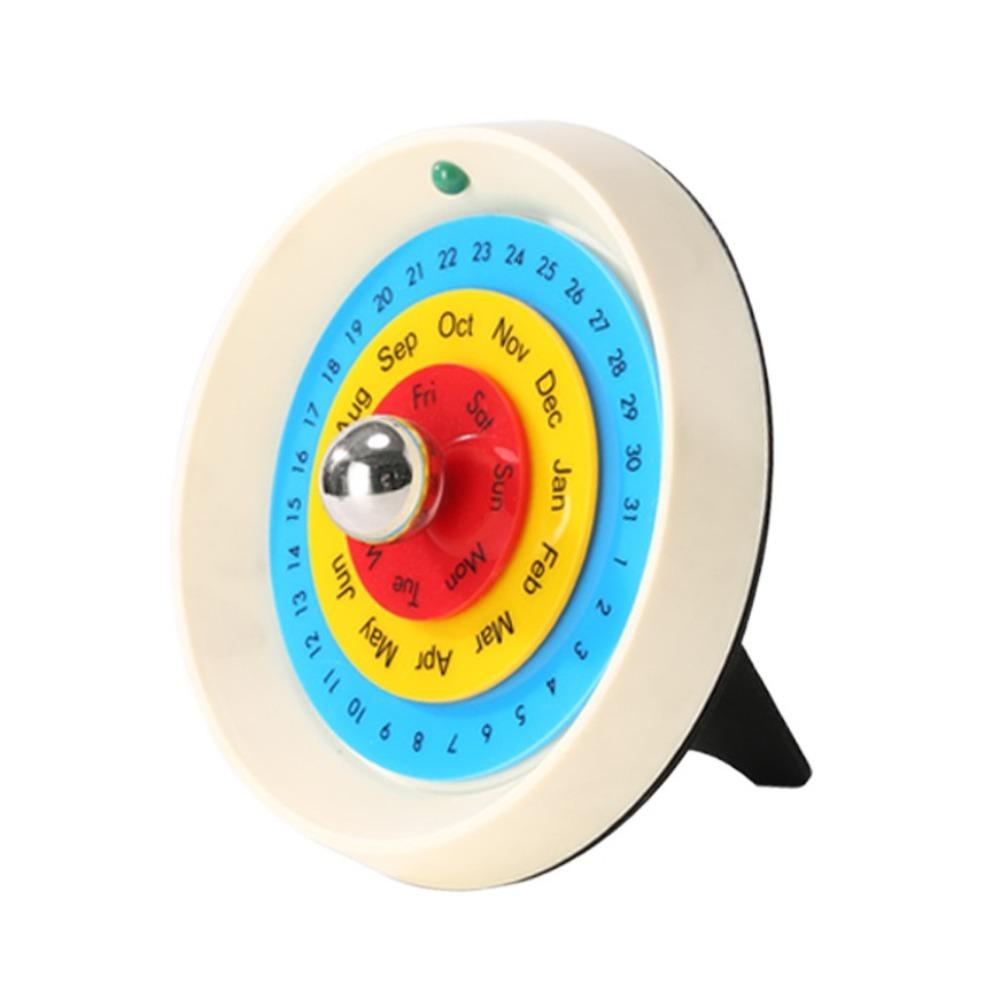 Декоративный вращающийся вечный календарь в скандинавском стиле, годовой настольный календарь, вращающийся календарь для дома