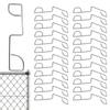 Зажимы для забора из нержавеющей стали 25 шт./набор Антивибрационные натяжные зажимы для садовых столбов для сельскохозяйственной фермы шоссе