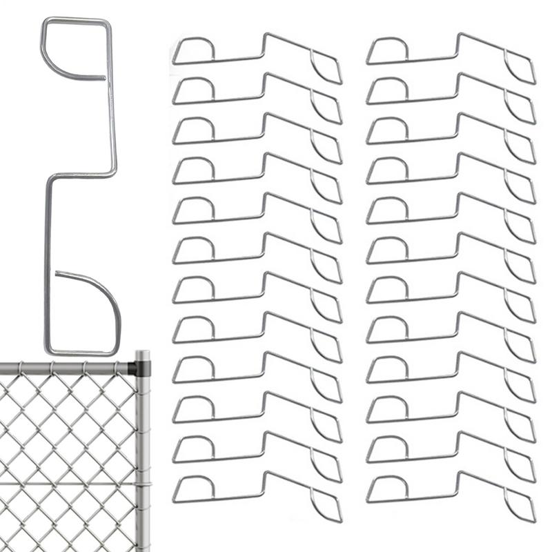 Зажимы для забора из нержавеющей стали 25 шт./набор Антивибрационные натяжные зажимы для садовых столбов для сельскохозяйственной фермы шоссе