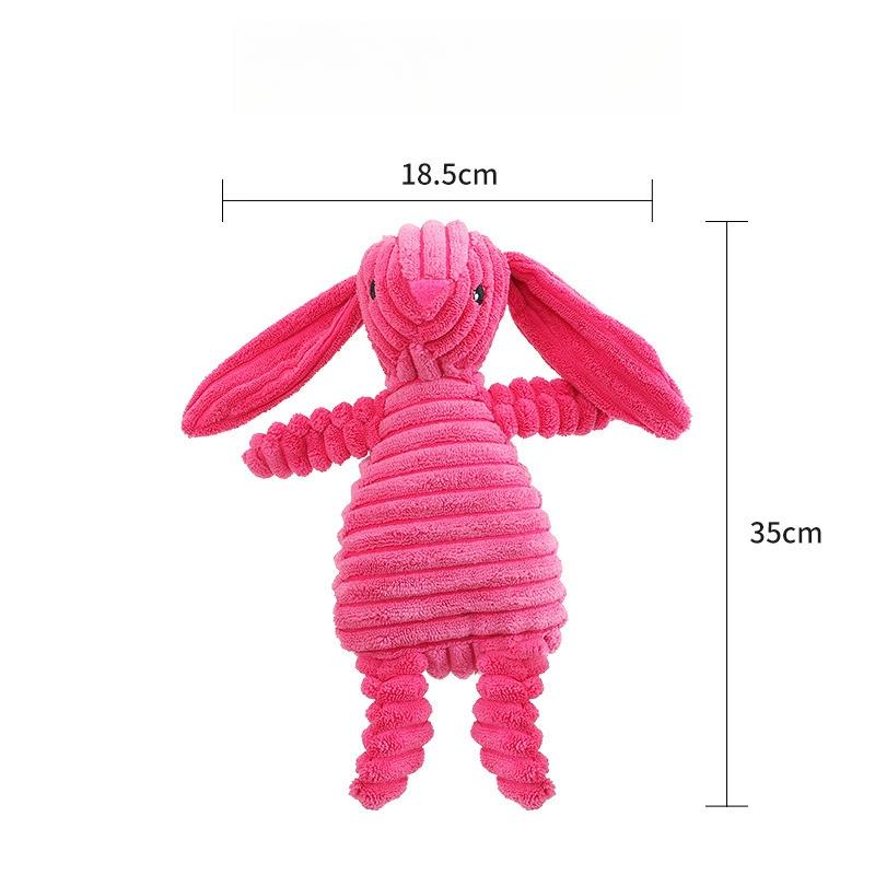 Игрушки для собак со звуками Милая игрушка в форме животного из вельветовой ткани избавит от скуки Интерактивная игрушка для скрежета зубов у питомцев Товары для животных