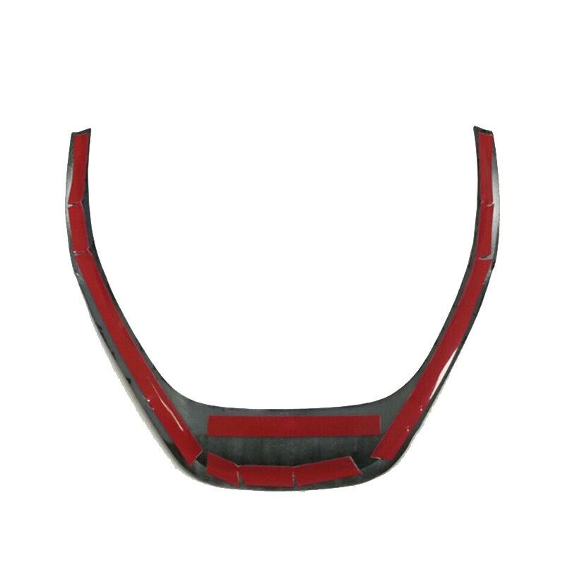 Накладка на панель рулевого колеса салона автомобиля для BMW 3 серии F30 F31 2013-2018, декоративная рамка из углеродного волокна