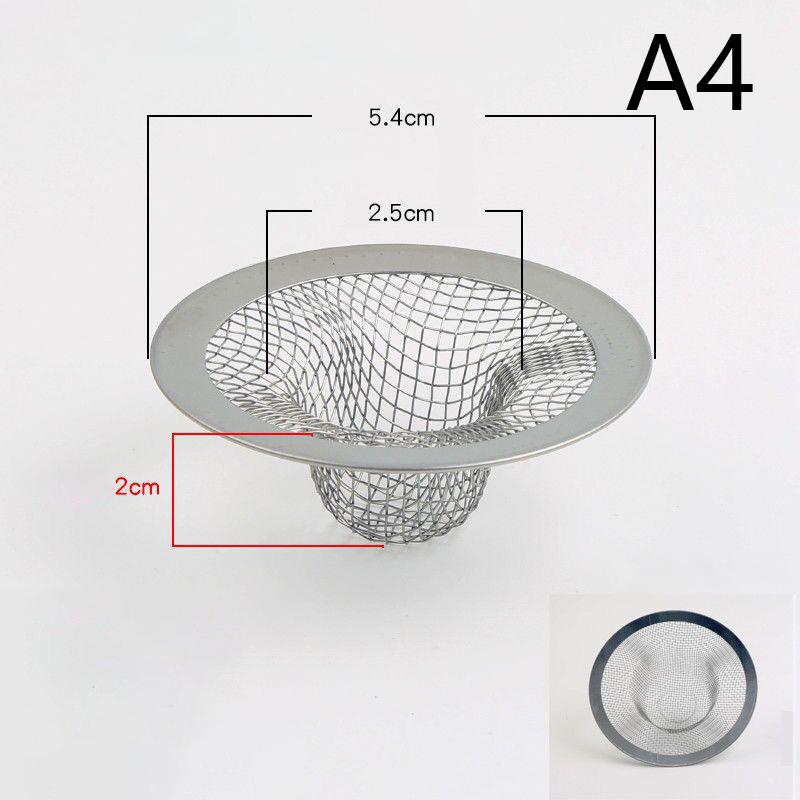 1 шт. фильтр для кухонной раковины из нержавеющей стали, фильтр для слива в ванную, сетчатый фильтр для душа, улавливатели волос, заглушки для кухонных принадлежностей