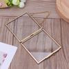 Antique bronze gift hanging picture picture glass metal picture frame vintage holder hanging picture frames home decor gift