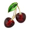 Pastoral Cherry Brooch Pin Metal Fashion Accessory Delicate Brooch Suitable for Women Upgrading Elegances and Delicate