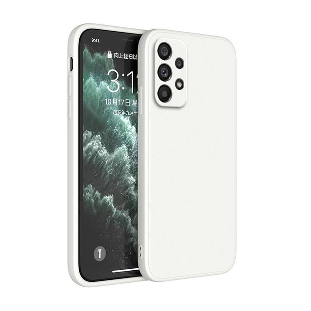 Базовый чехол для телефона Samsung Galaxy A70 A71 A55 A32 A42 A52 A21S A72 A13 A23 A33 A31 A53 A54 A73 5G Мягкий жидкий силиконовый чехол