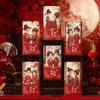 Groom and Bride Chinese Wedding Hongbao Multiple Patterns Red Pocket  Valentine's Day Gift