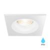 Lot de 10 supports de spots encastrables carré blanc IP54