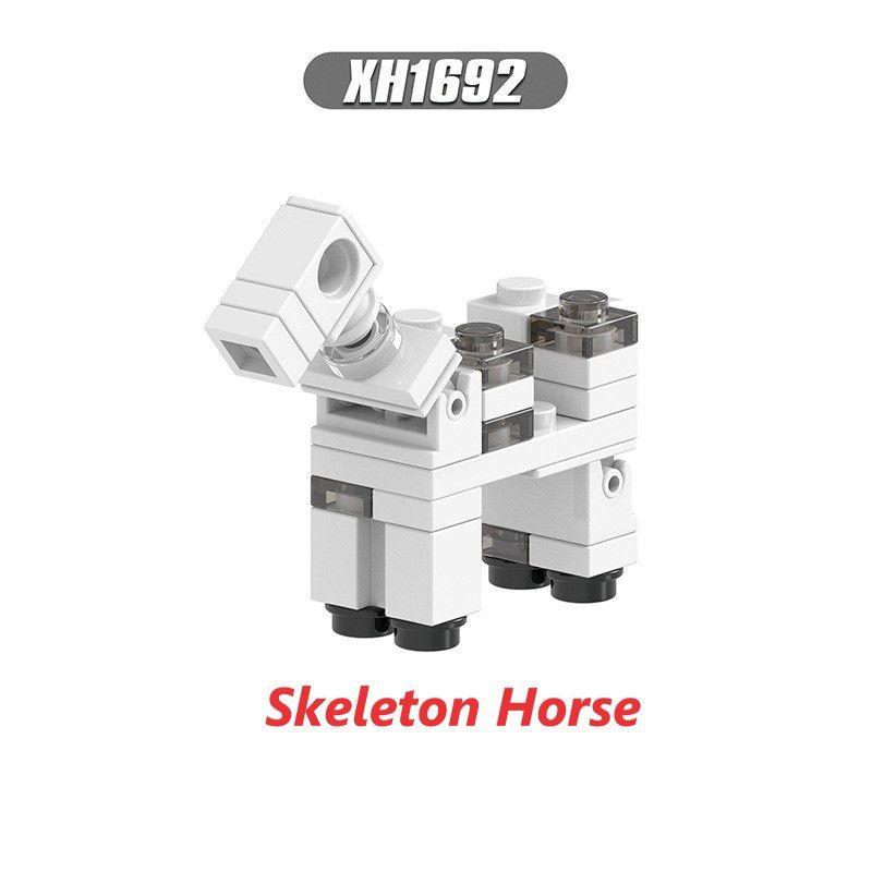 Puffer Alpaca Minecraft Lava Monster Moo Flower Skull Horse Building Blocks Toys