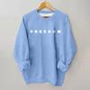 Women's Loose And Comfortable Round Neck Long Sleeved Sweatshirt With Printed Text