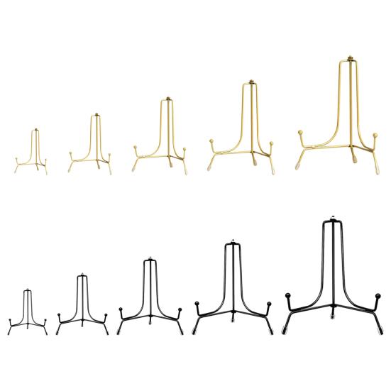 1/3 шт. подставка для пластины, металлический держатель фоторамки, высокая стабильность, гладкий край, нержавеющая, устойчивая к коррозии, настольная художественная подставка