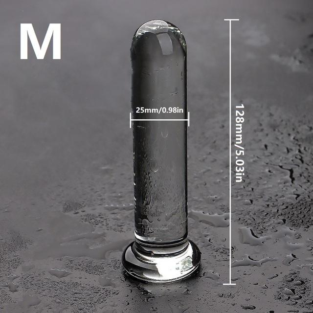 Transparent Anal Plug Dildo Adult Sex Toys Shape Butt Plug Dildos BDSM Anal Pleasure Sex Toys Anal Trainer For Women&Men Couple