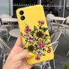 For Vivo Y53S 5G Case Vivo Y72 5G V2041 Phone Cover Silicone Cactus Soft Funda For Vivo Y52 Y 53s Y72 5G Sunflower TPU Bumper