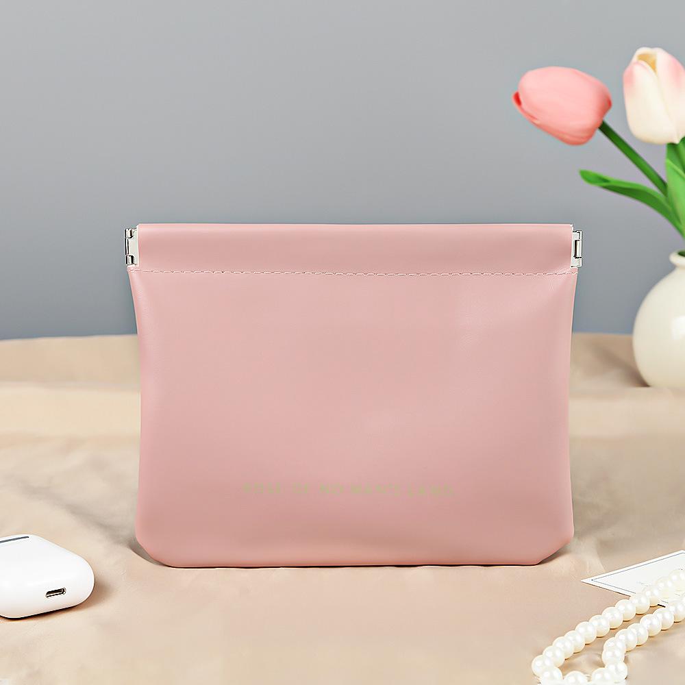 Органайзер для красных конвертов с пружинным зажимом: Портативный держатель для данных и украшений с автоматическим закрытием, кошелек для монет