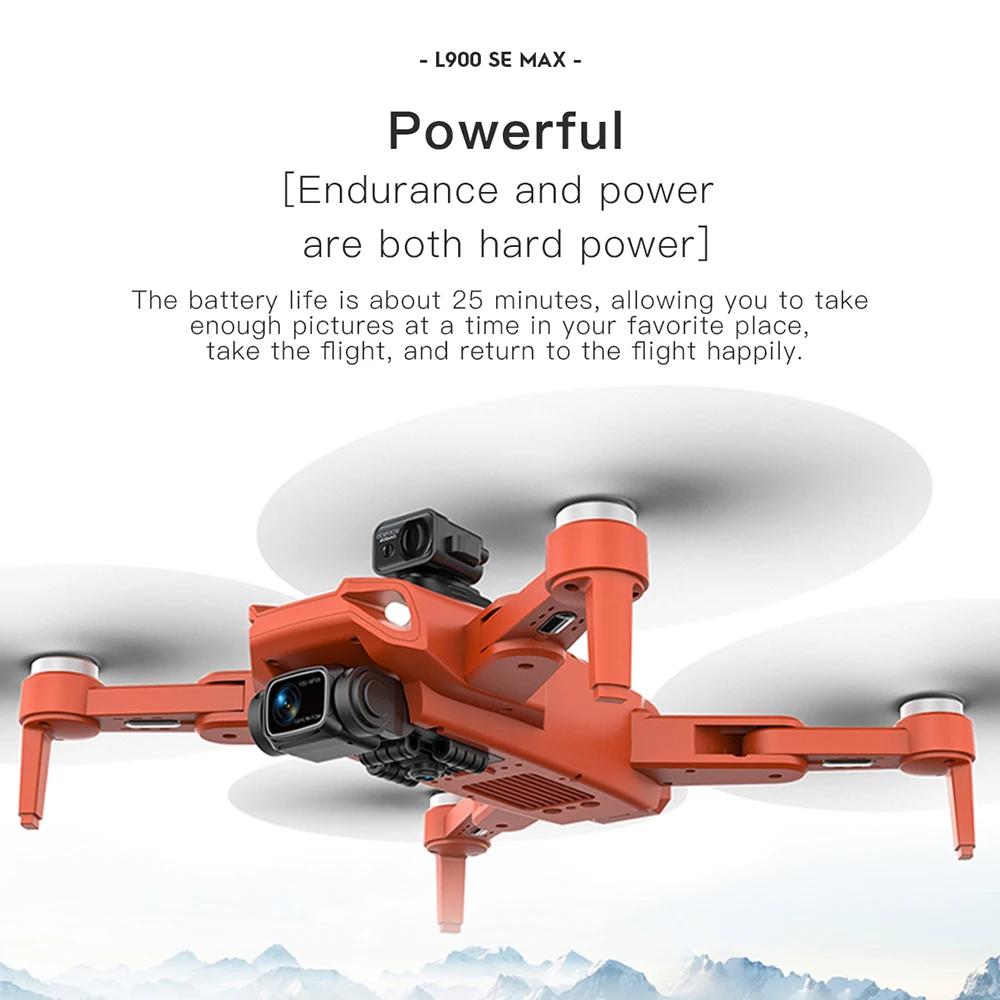 L900 Pro SE MAX Drone 4K Профессиональная камера 5G GPS WIFI 360° Предотвращение препятствий FPV Бесщеточный двигатель RC Квадрокоптер Мини-дрон Игрушка в подарок 1,2 км
