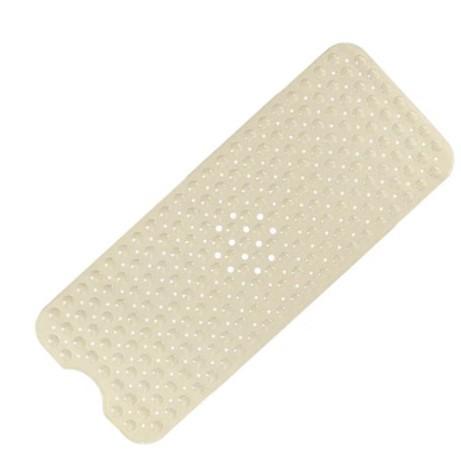 PVC Non-Slip Bath Massage Mat with Drain Holes Bubble Raised Suction Cups for Bathroom Bathtub Floor Use