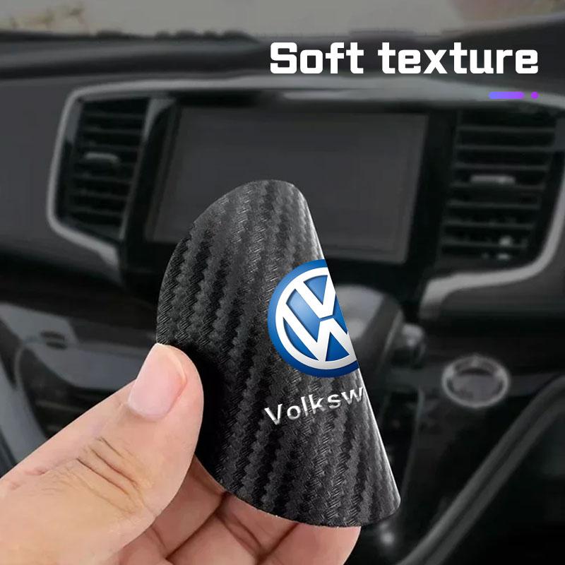 Car Coaster Water Cup Mat Anti-slip Pad Accessories for VW Volkswagen R GTI Golf 6 7 8 MK8 ID.3 4 Polo Tiguan Passat B5 Touareg