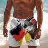 Мужские плавки Шорты для плавания Boardshorts Орёл Германия Европейский узор Средняя посадка Модная уличная одежда