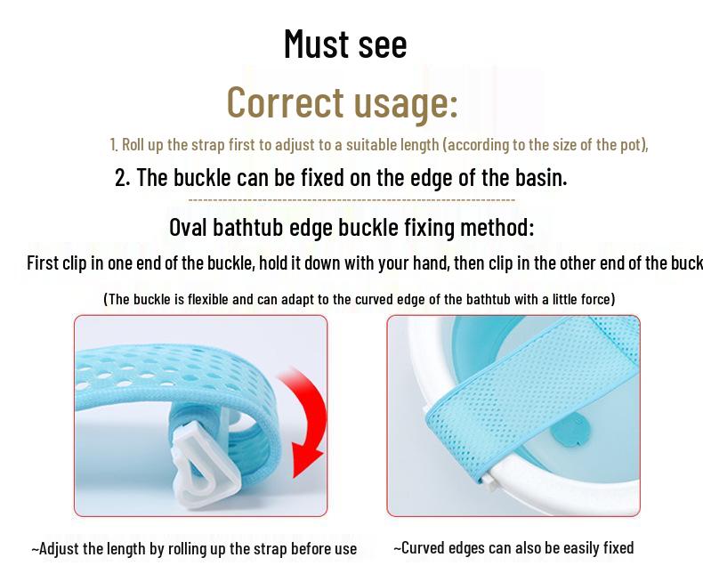 Поддержка для купания младенца Наклонный сетчатый коврик - Защитная для позвоночника плавающая сетка для купания
