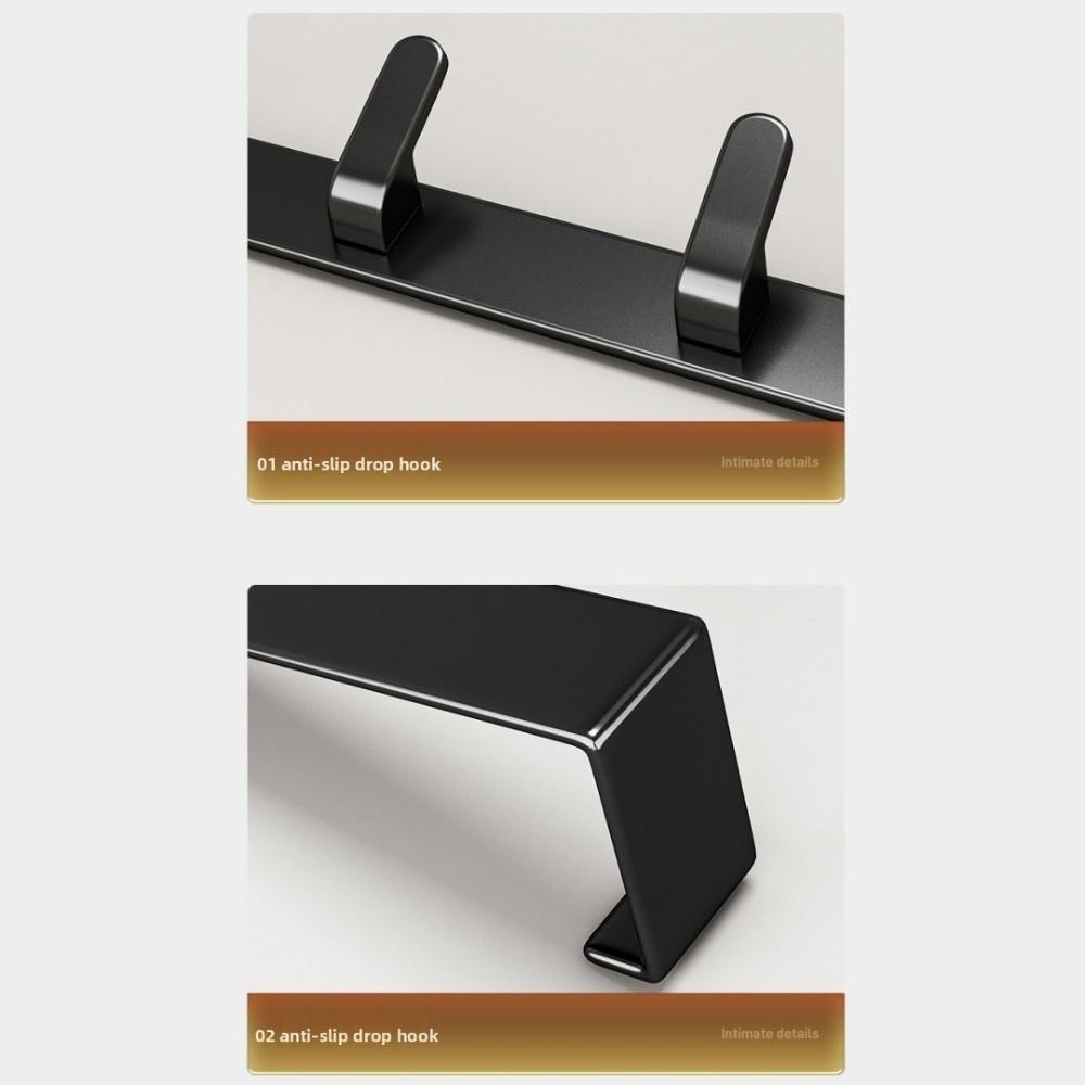 5/6 Hooks Hanger Hooks Aluminum Alloy Behind Door Hook New Coat Hat Rack  for Bathroom