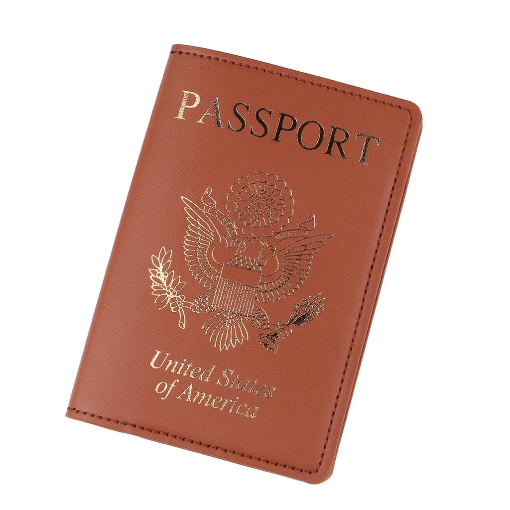 Passport Holder ID Credit Card Ticket Holder Document Organizer for Men Women Unisex Travel Passport Cover Case Portable