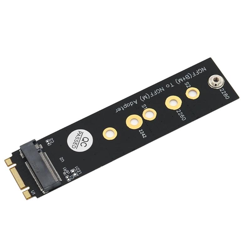 Новая версия М.2 (NGFF) Адаптер Key B+M to Key M для SSD с шиной PCIE, поддерживает тип 2242/2260/2280