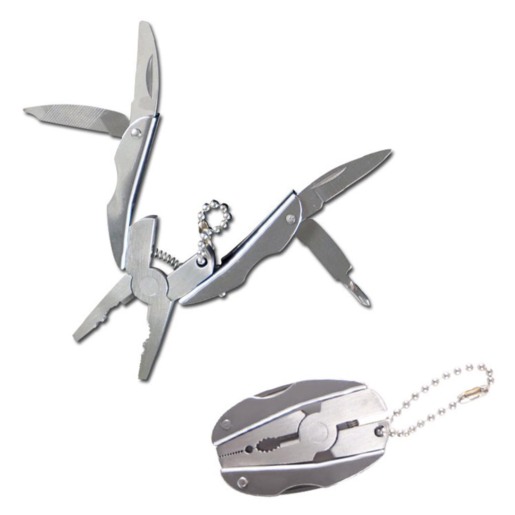 Mini Multi-Purpose Folding Pliers  Compact 5-in-1 Multipurpose Pliers & Knife Set for Outdoors Camping Hiking Fishing