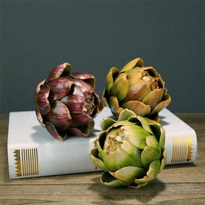 Высококачественный DIY Большой Искусственный Артишок Декор Кухни Ручной Работы Фейковые Овощи и Фрукты Искусственные Артишоки Дом