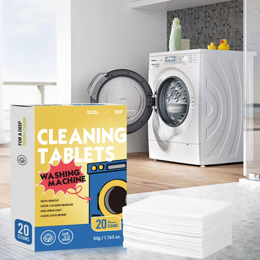 Таблетки для чистки стиральных машин Полностью автоматическая дезинфекция и стерилизация Таблетки для чистки Бытовая стиральная машина Глубокое удаление пятен