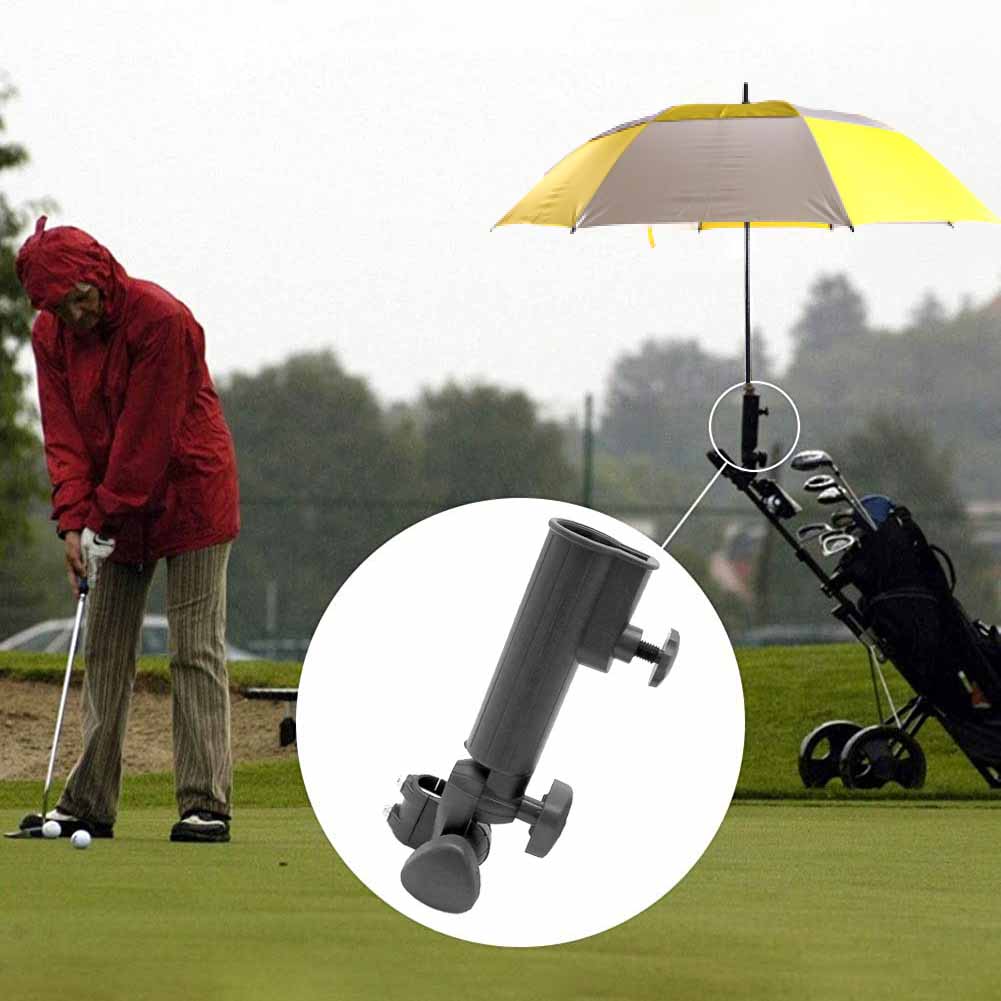 Umbrella Storage Stand Multifunction Trolley Umbrella Rack Adjustable Angle Trolley Umbrella Holder for Golf Cart Wheelchair