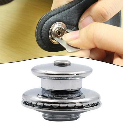 Кнопочные застежки из парусины для автодома, для лодки, яхты, тентов, серебристая медная пряжка