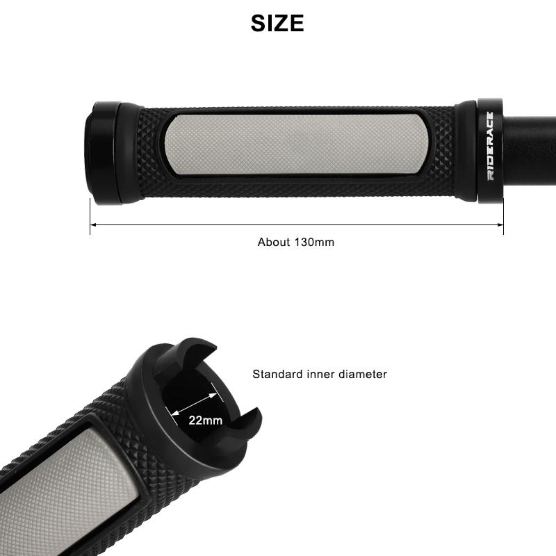 Велосипедные ручки TPR резиновые нескользящие амортизирующие накладки на руль горного велосипеда с двухсторонним стопорным кольцом из алюминиевого сплава