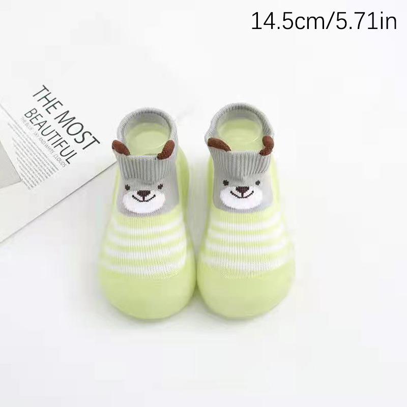 Мягкая детская обувь для малышей, детские туфли, носки-тапочки, детская обувь с рисунком, нескользящая резиновая подошва, детские туфли, мягкие вязаные